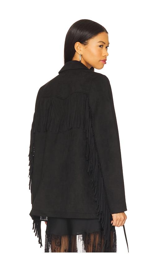 Show Me Your Mumu Sierra Fringe Jacket in Black by SHOW ME YOUR MUMU