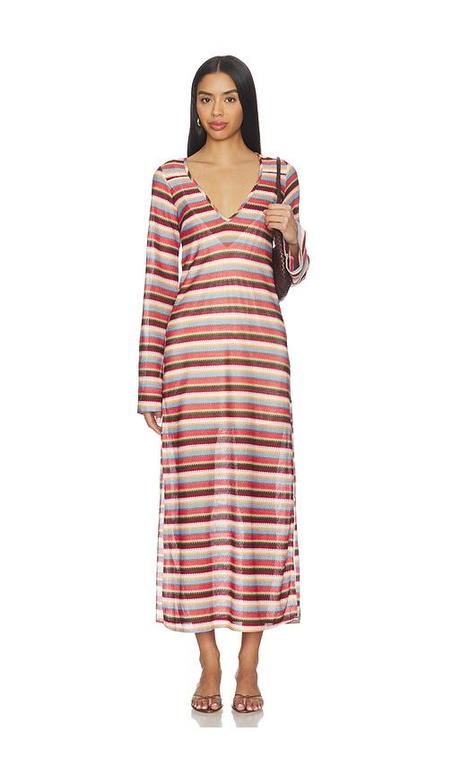 Show Me Your Mumu Staycation Coverup in Brown,Blush by SHOW ME YOUR MUMU