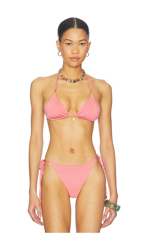 Show Me Your Mumu Tides Bikini Top in Coral by SHOW ME YOUR MUMU