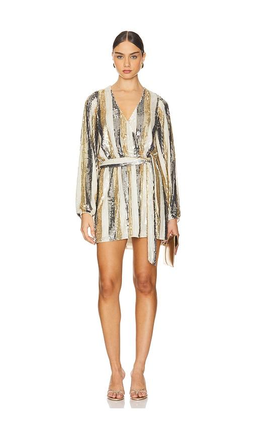Show Me Your Mumu Wear Me Out Dress in Metallic Neutral by SHOW ME YOUR MUMU