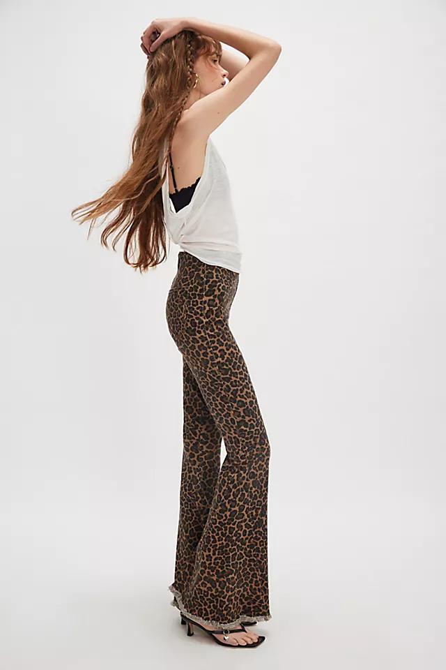Show Me Your Mumu Berkeley Bells Printed Flare Jeans by SHOW ME YOUR MUMU | FREE PEOPLE