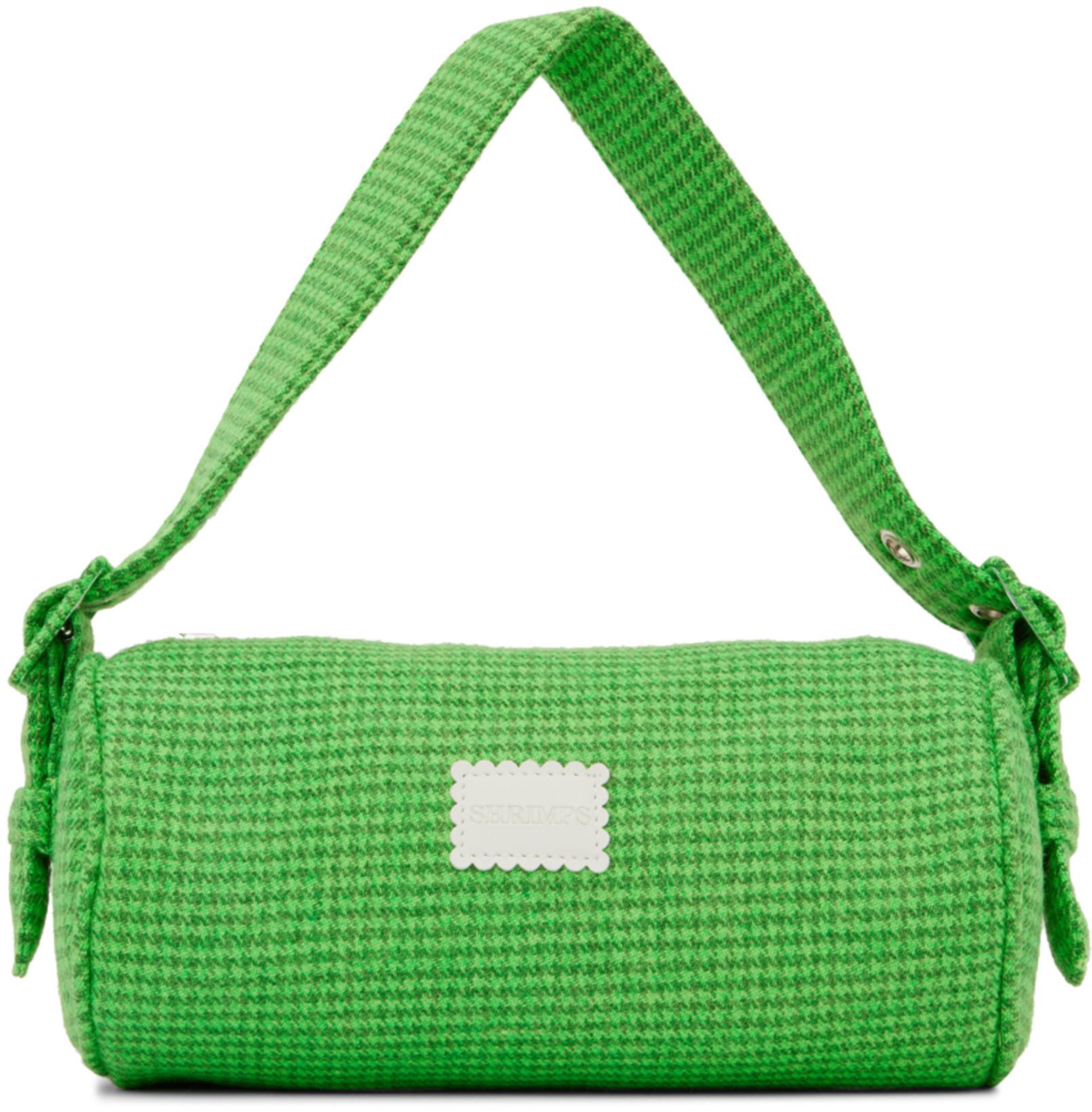 Green Iggy Shoulder Bag by SHRIMPS