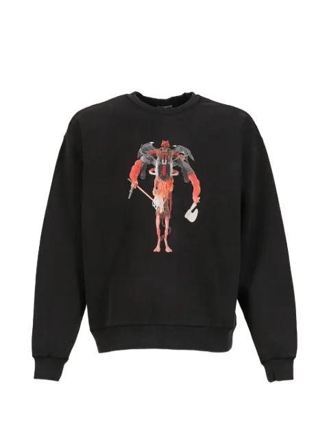 Heartwork graphic-print sweater by SHT