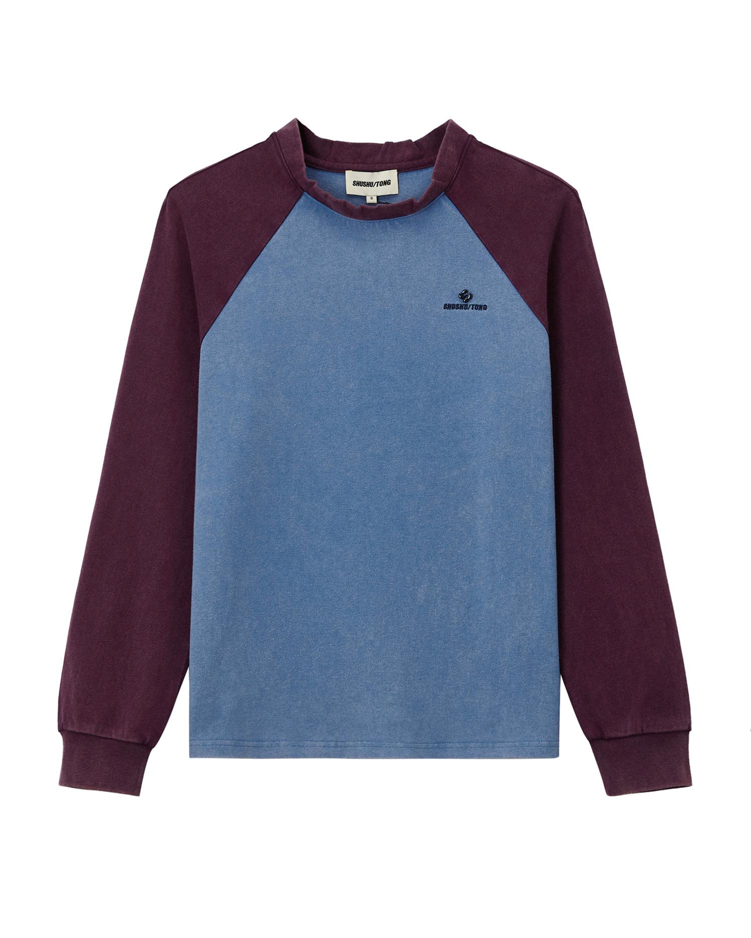 Logo raglan long sleeve tee by SHUSHU/TONG