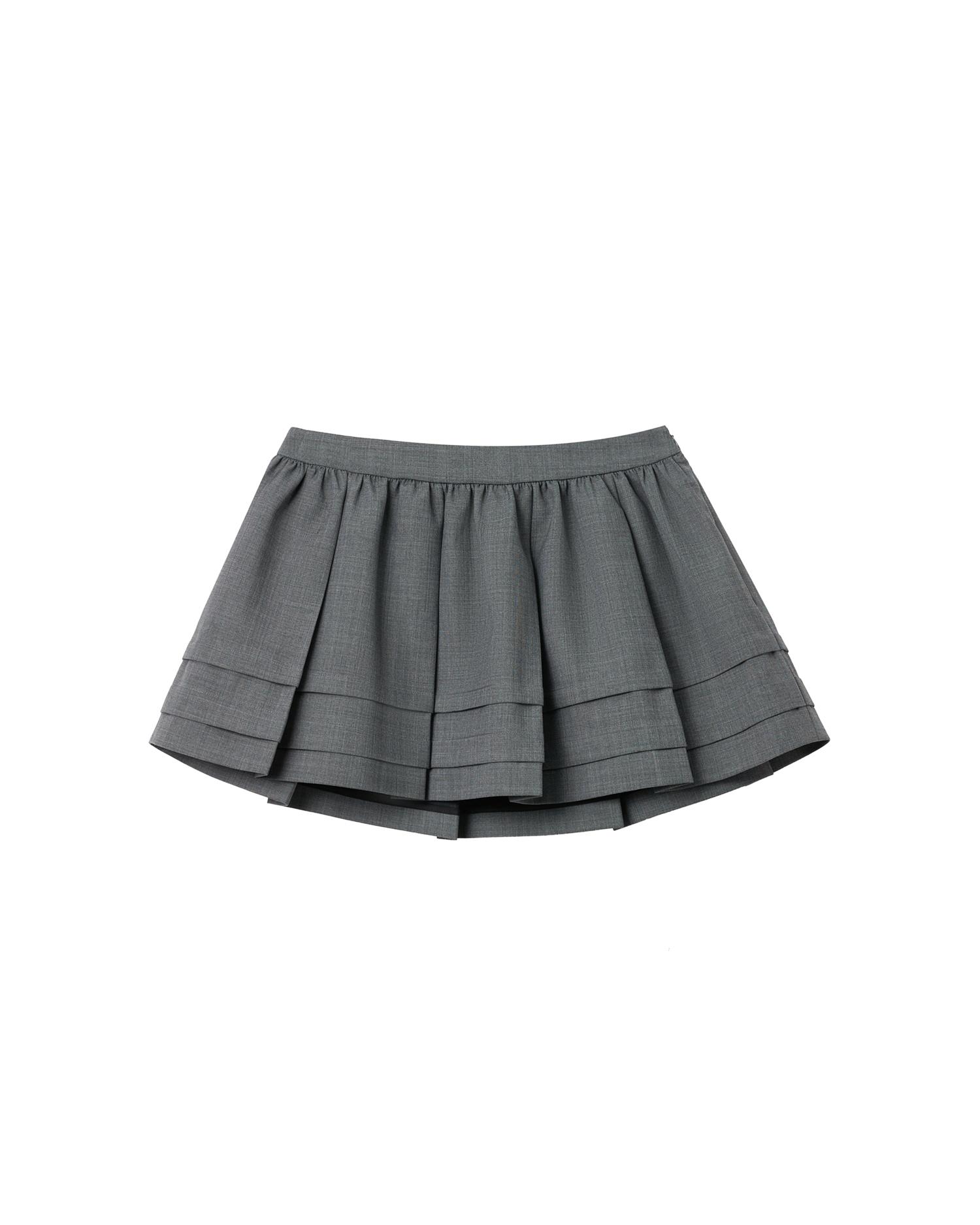 Pleated mini skirt by SHUSHU/TONG