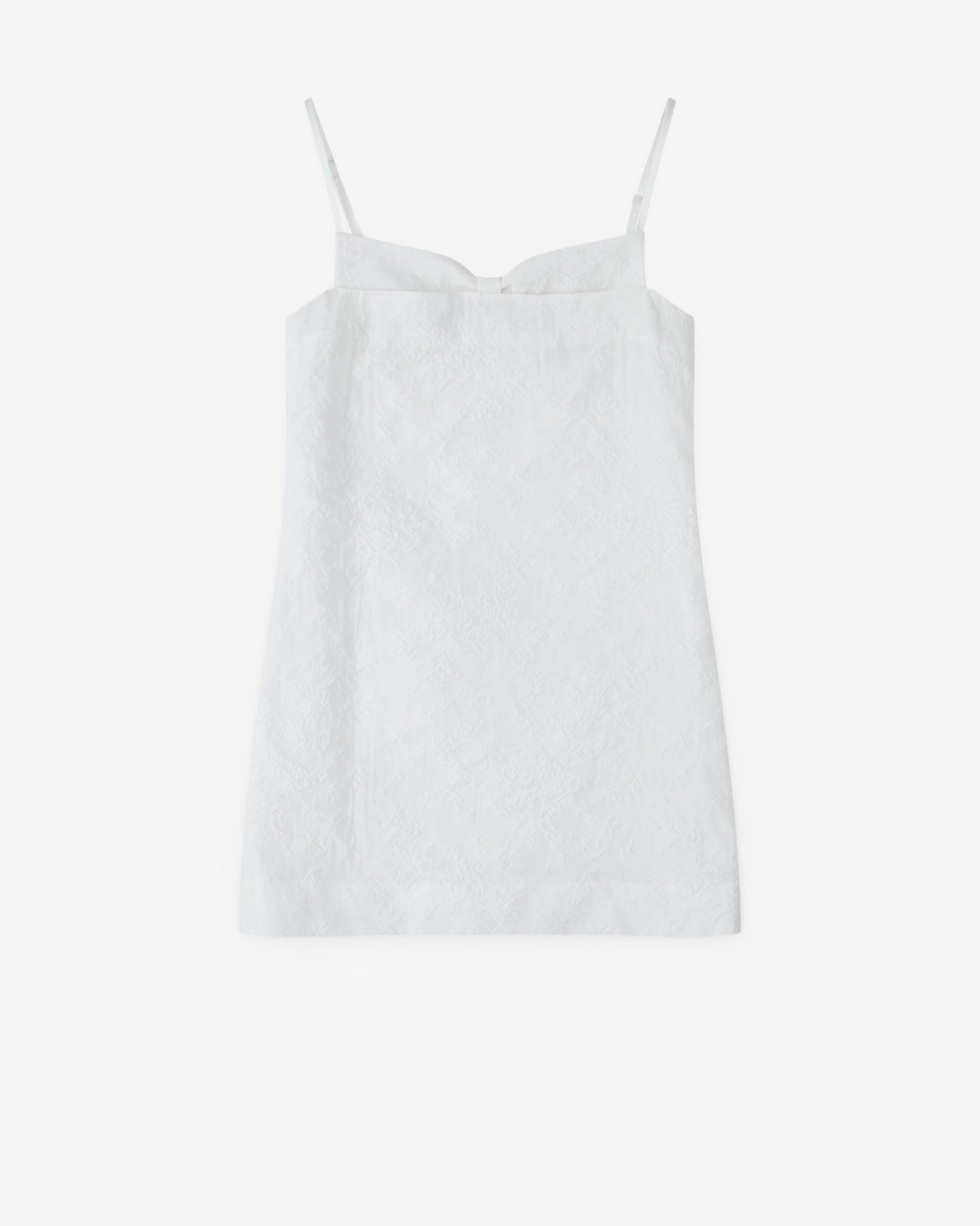 SHUSHU/TONG - Women’s Double Corset Straps Dress - (White) by SHUSHU/TONG