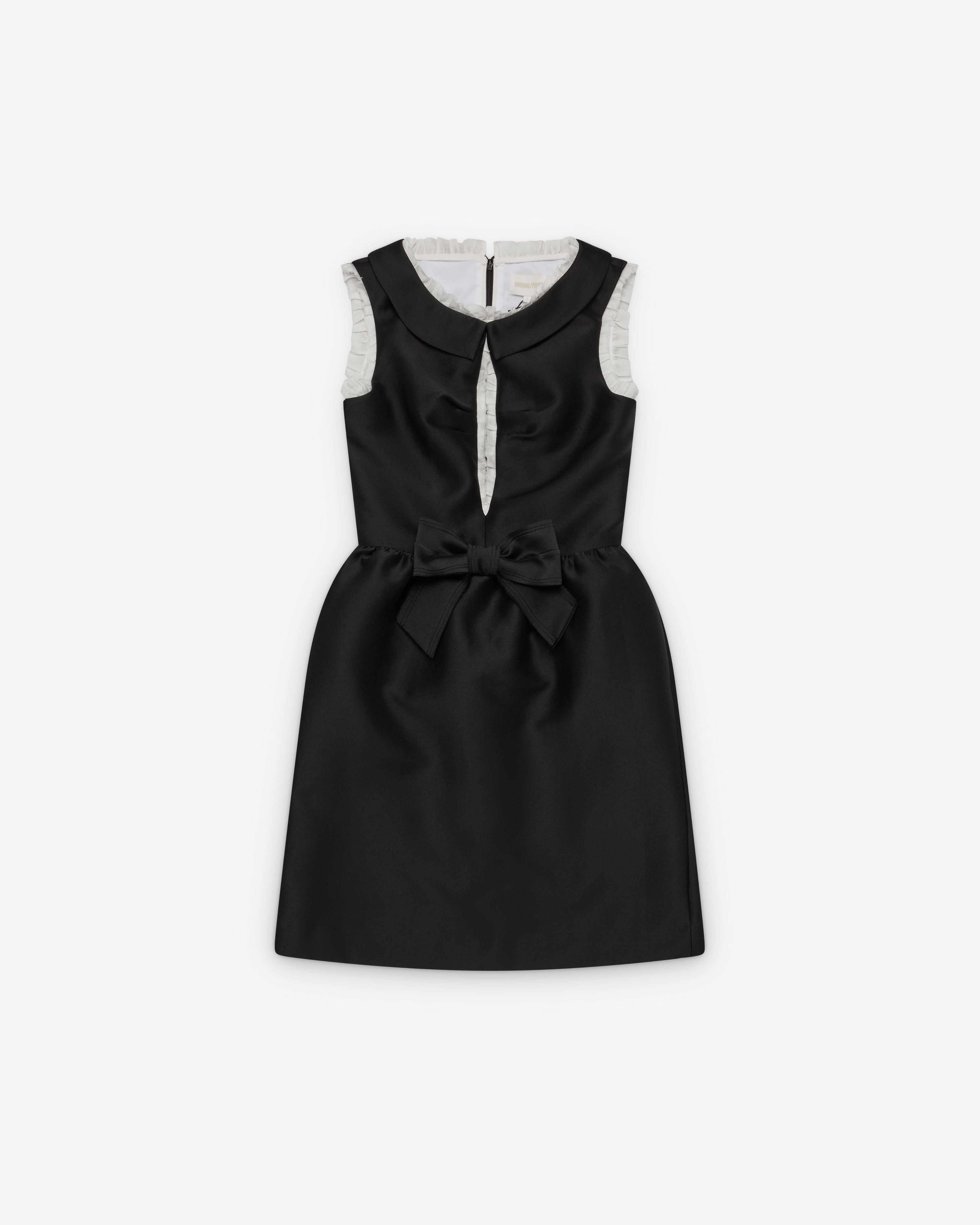 SHUSHU/TONG - Women's Long Cut-Out Sleeveless Dress - (Black) by SHUSHU/TONG