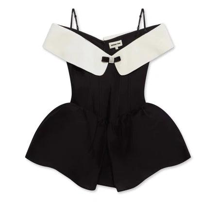 SHUSHU/TONG - Women's Off Shoulder Slim Mini Dress - (Black) by SHUSHU/TONG