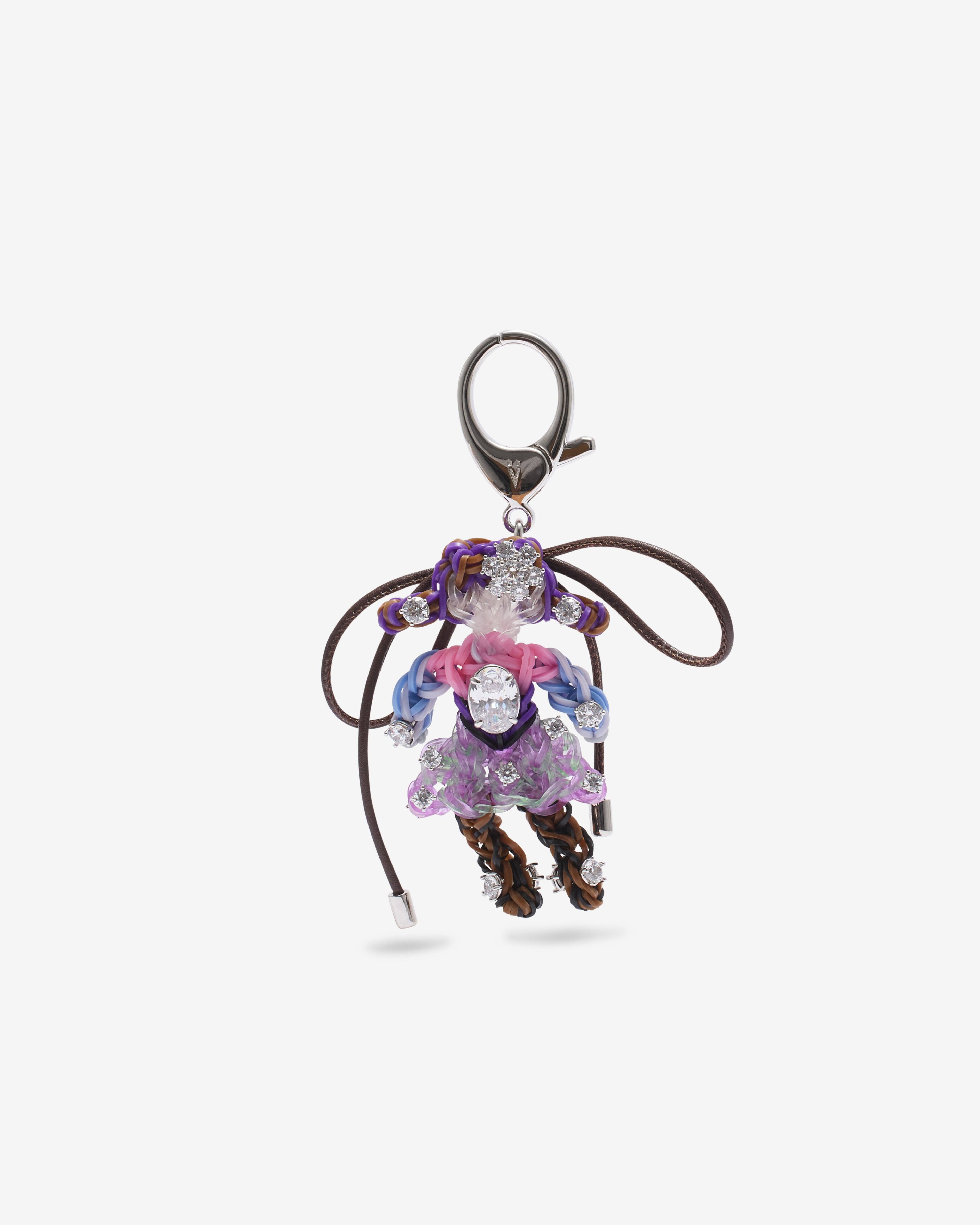 SHUSHU/TONG - Women’s Rubber Band Girl Bag Charm - (Purple) by SHUSHU/TONG