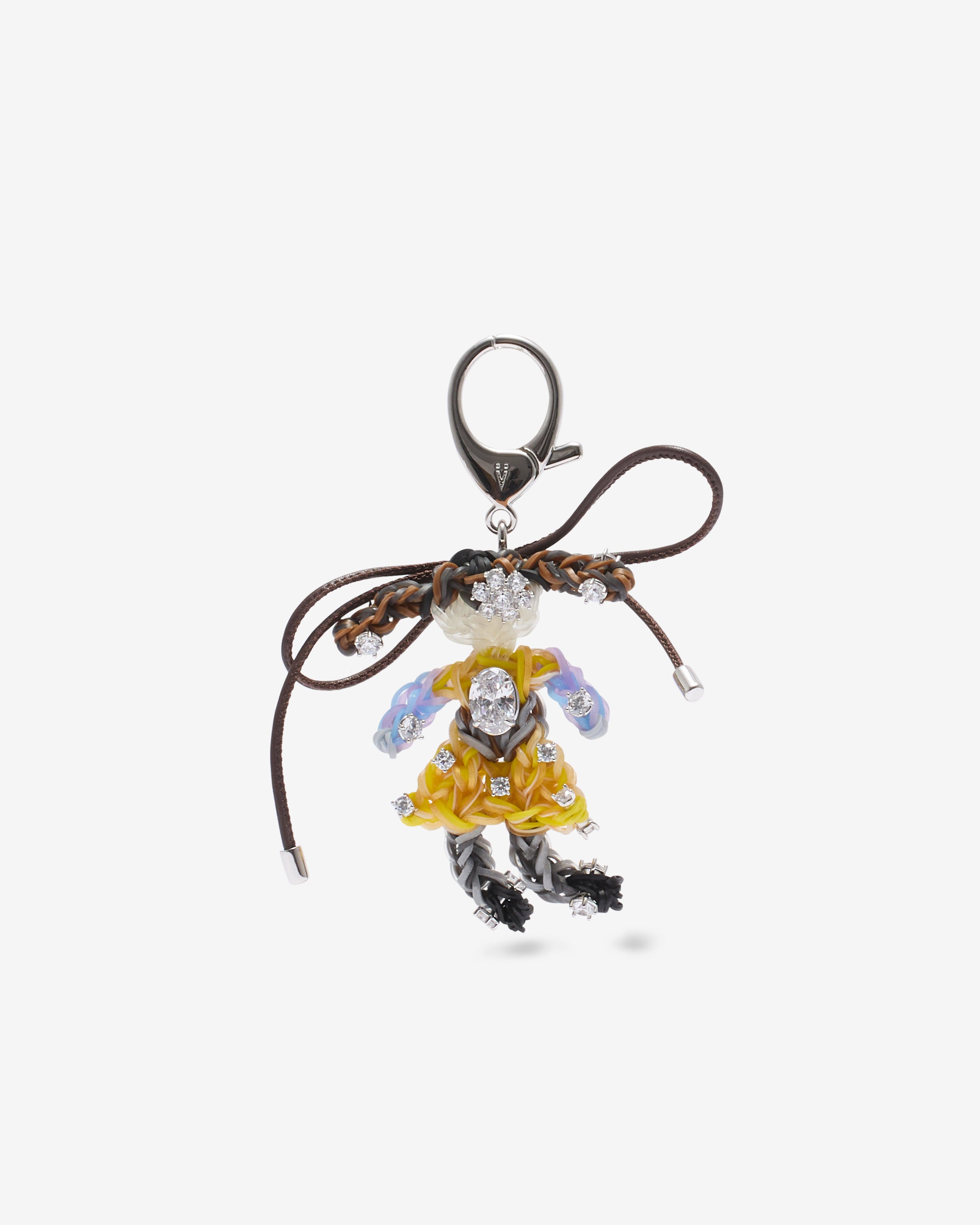 SHUSHU/TONG - Women’s Rubber Band Girl Bag Charm - (Yellow) by SHUSHU/TONG