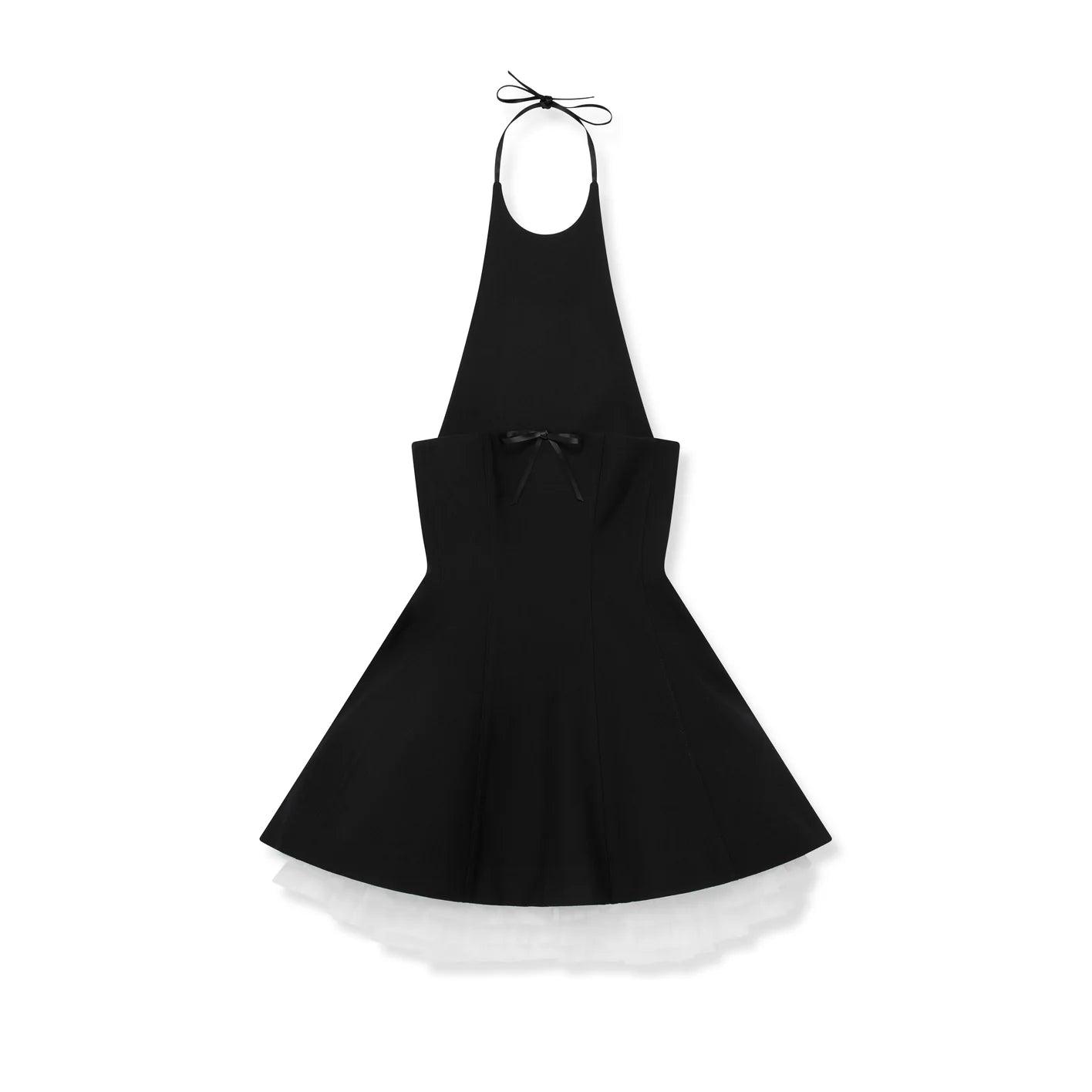 SHUSHU/TONG - Women's Two-Piece Strapless Puffy Dress - (Black) by SHUSHU/TONG