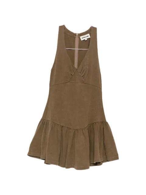 V-neck mini dress by SHUSHU/TONG