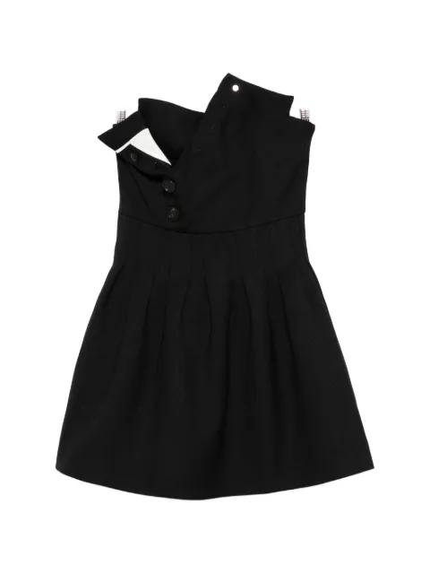 button-detail mini dress by SHUSHU/TONG