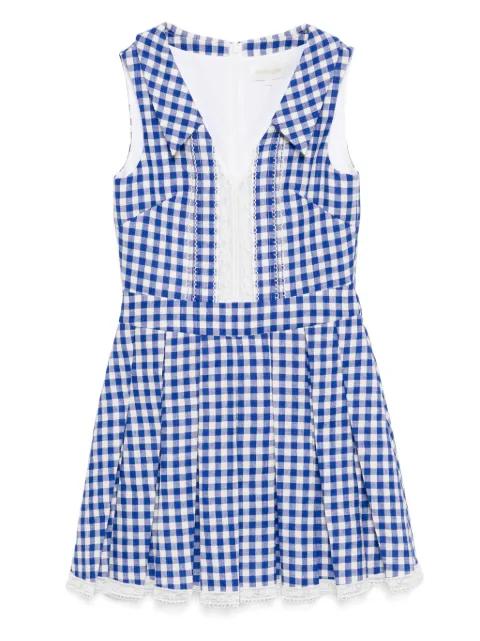 checked dress by SHUSHU/TONG
