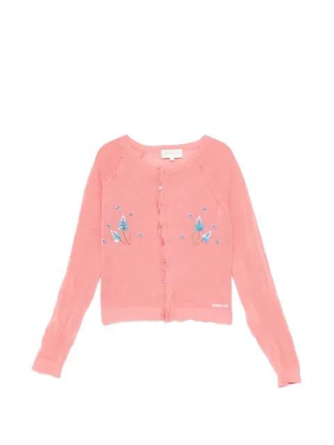 floral-embellished cardigan by SHUSHU/TONG