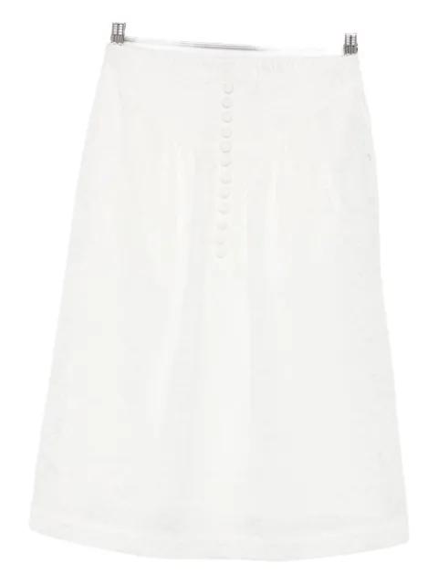 floral-lace midi skirt by SHUSHU/TONG