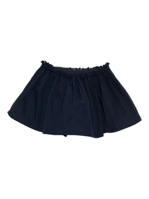 floral-waist mini skirt by SHUSHU/TONG