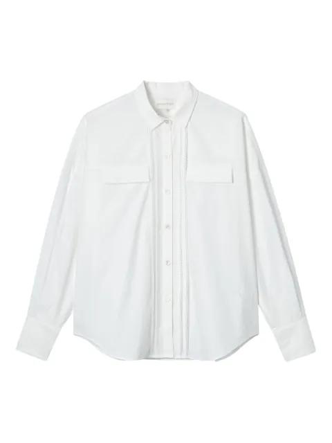 front-inserts cotton shirt by SHUSHU/TONG