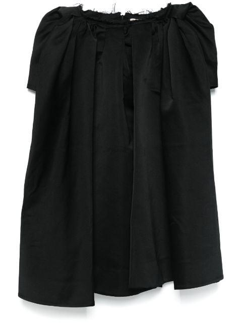 irregular midi skirt by SHUSHU/TONG