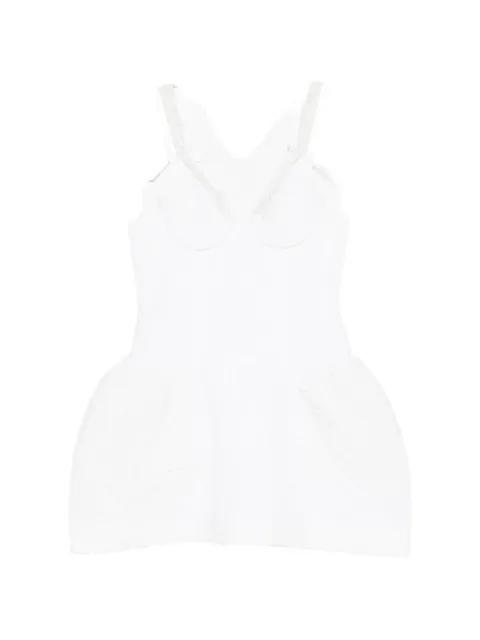 lace bow mini dress by SHUSHU/TONG