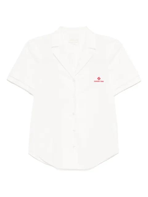 logo-embroidered shirt by SHUSHU/TONG