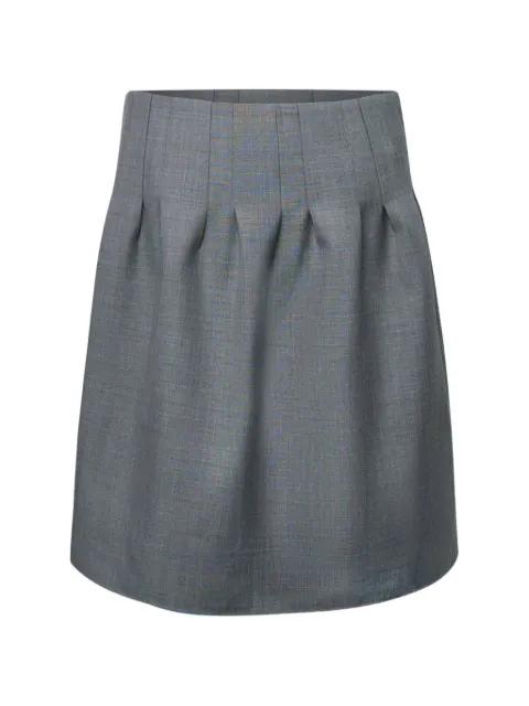 low-waist pleated skirt by SHUSHU/TONG