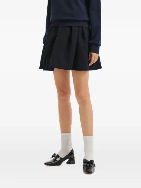 pleated mini skirt by SHUSHU/TONG