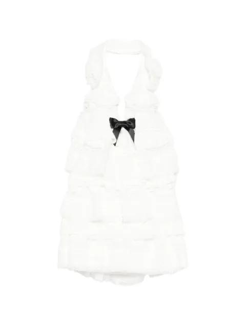 ruffled mini dress by SHUSHU/TONG