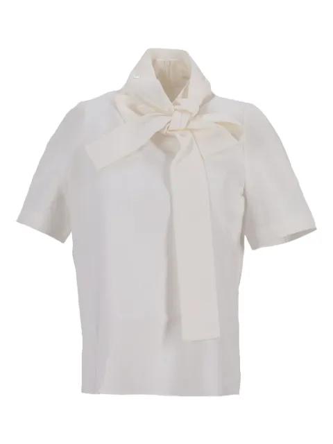 tie-neck blouse by SHUSHU/TONG