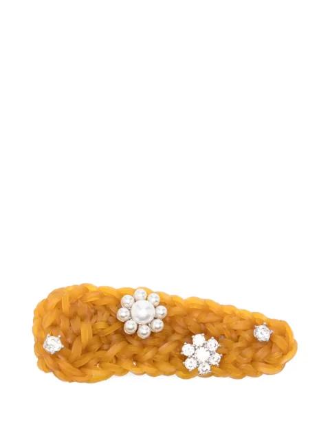 x Yvmin crystal-embellished hair clip by SHUSHU/TONG