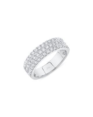 14K White Gold Diamond Pav&eacute; Band by SHY CREATION
