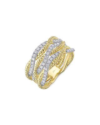 14K Yellow Gold Kate Diamond Ring by SHY CREATION