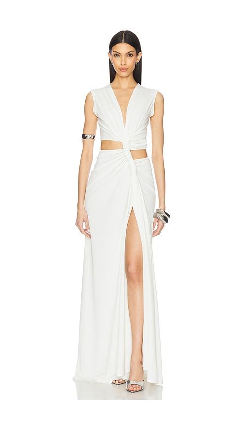 Sid Neigum Triple Loop Dress in Ivory by SID NEIGUM