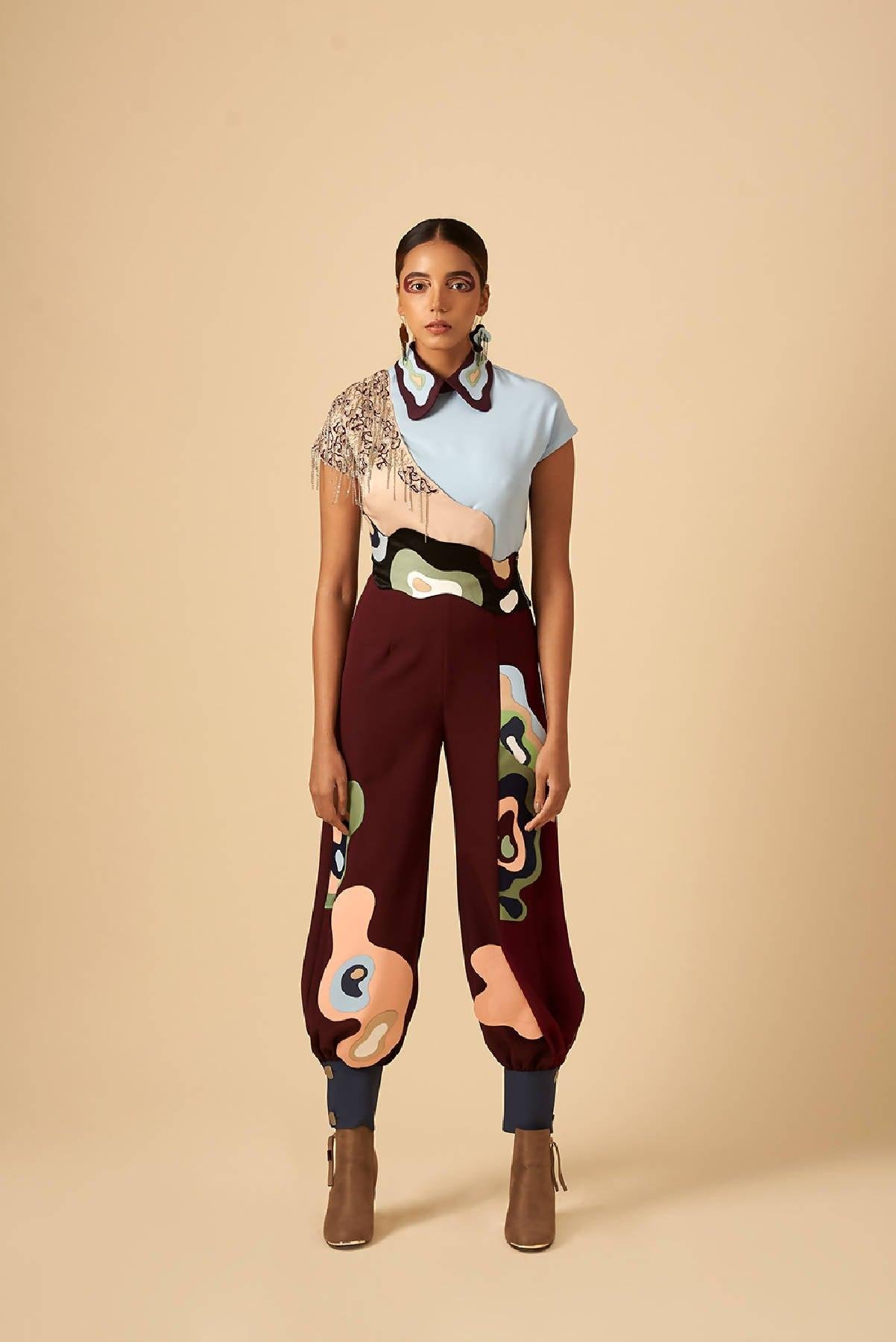 Urbane Palette Jumpsuit by SIDDHANT AGRAWAL LABEL