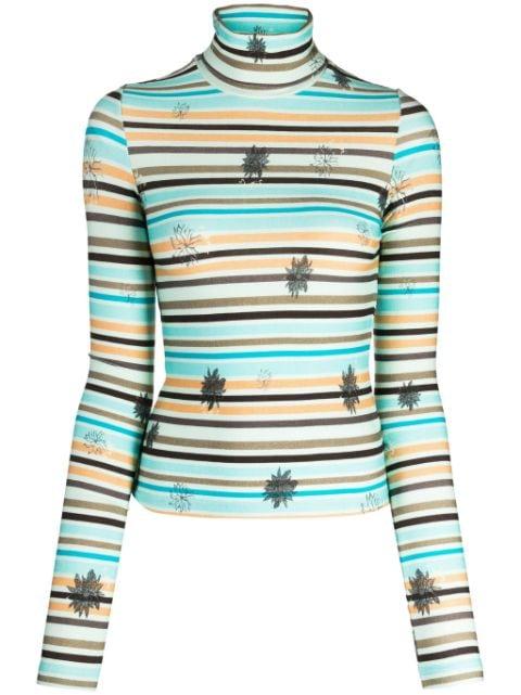 Cody striped turtleneck top by SIEDRES