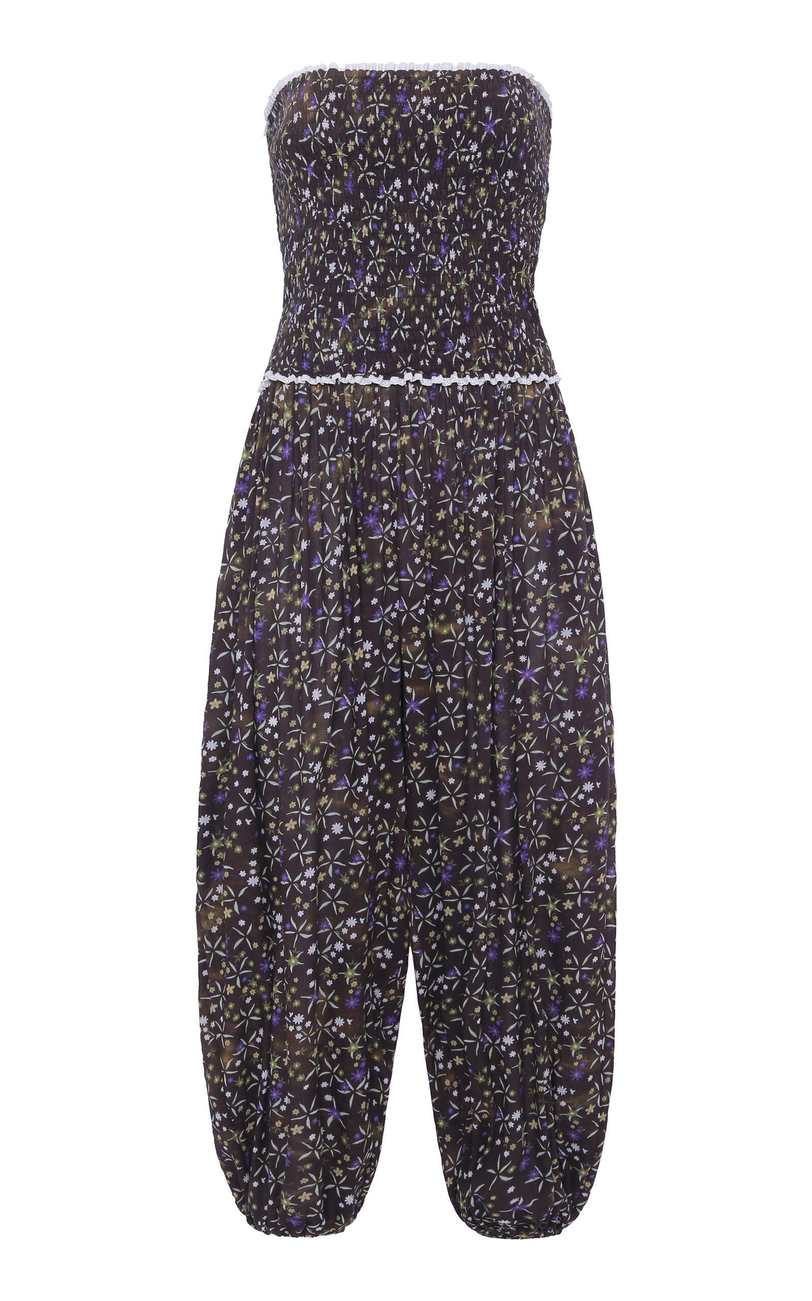 SIEDRÉS Anais Cotton-Blend Jumpsuit - Moda Operandi by SIEDRES