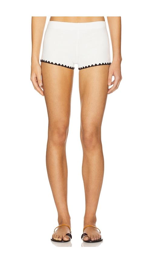 SIEDRES Diama Shorts in White by SIEDRES