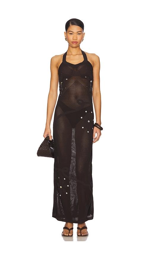 SIEDRES Essens Dress in Chocolate by SIEDRES