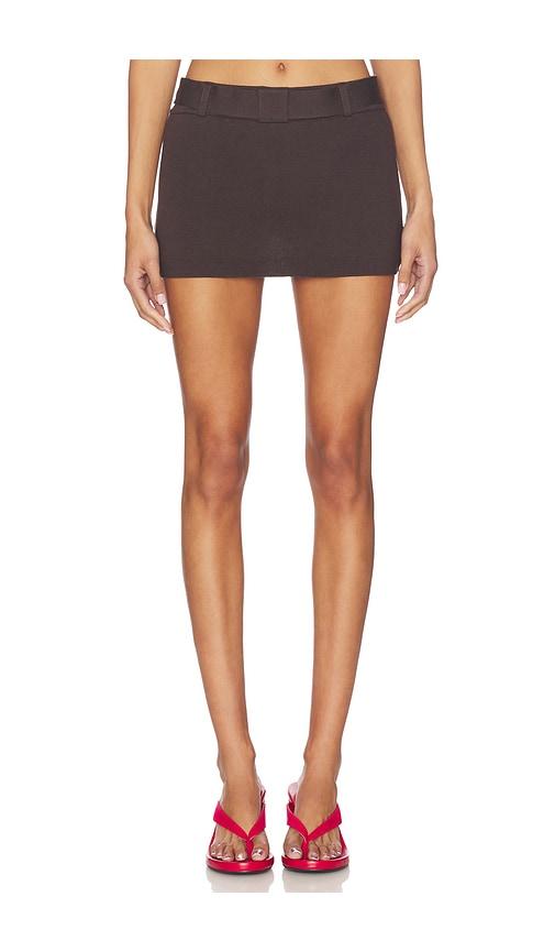 SIEDRES Jasmy Skirt in Chocolate by SIEDRES