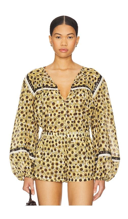 SIEDRES Nuya Blouse in Yellow by SIEDRES