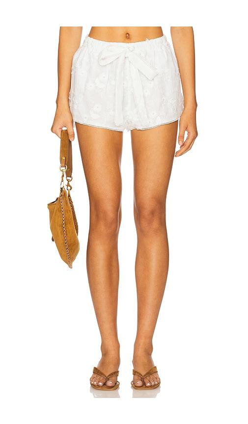 SIEDRES Shol Short in White by SIEDRES