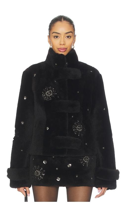 SIEDRES Sira Fur Jacket in Chocolate by SIEDRES