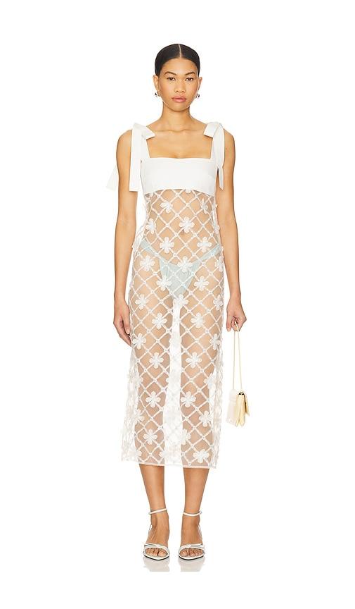 SIEDRES Tallula Dress in Cream by SIEDRES