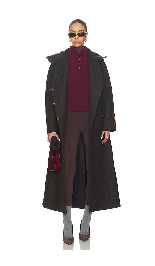 SIEDRES Wilma Coat in Brown by SIEDRES