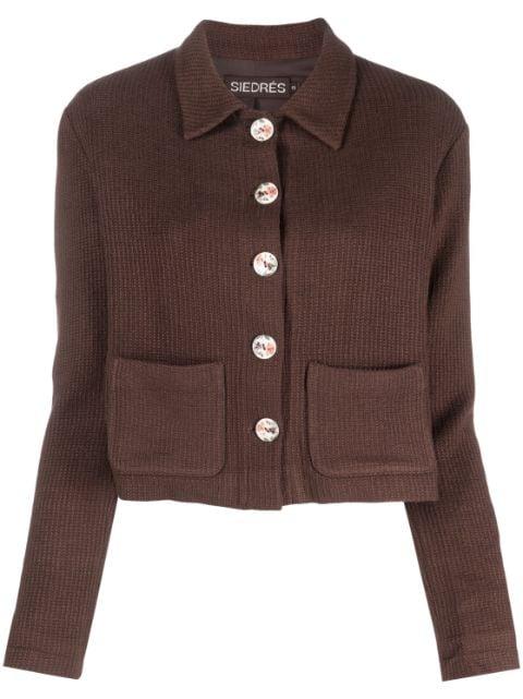 Yuna knit cropped cardigan by SIEDRES