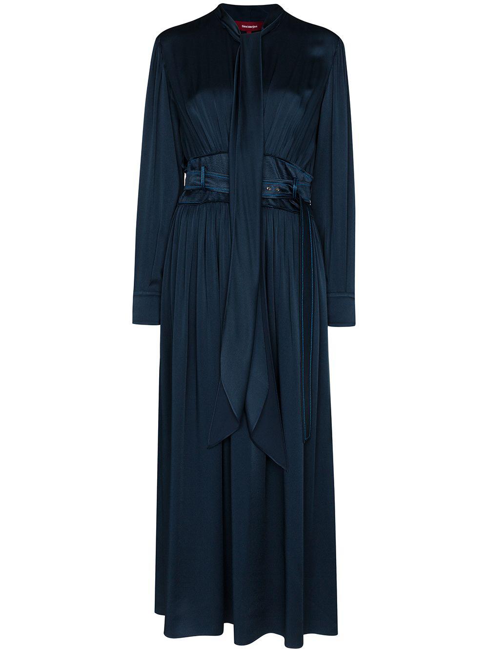 Faye belted midi dress by SIES MARJAN
