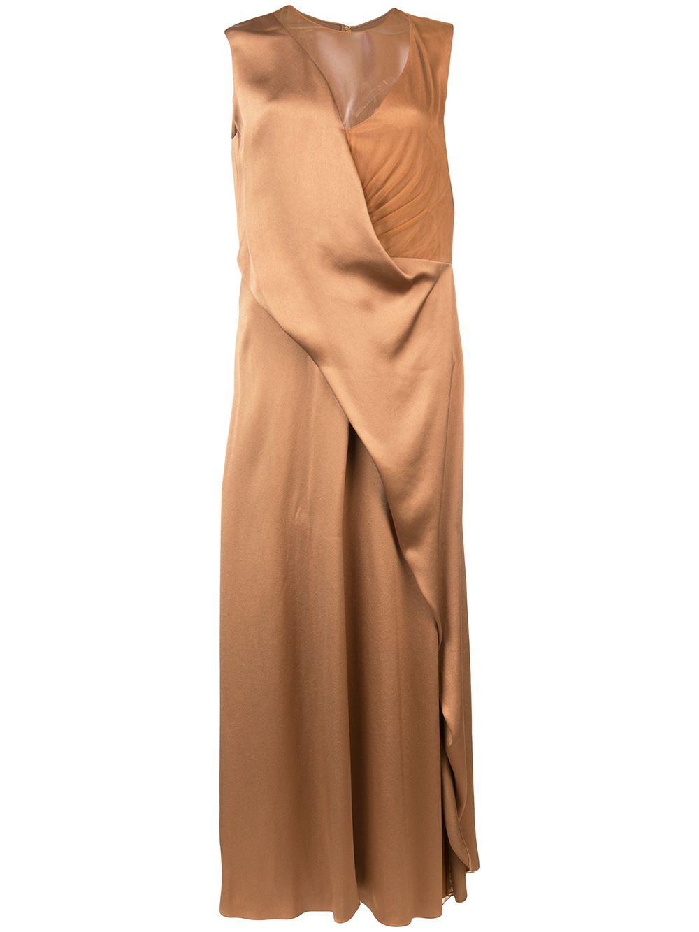 draped long dress by SIES MARJAN