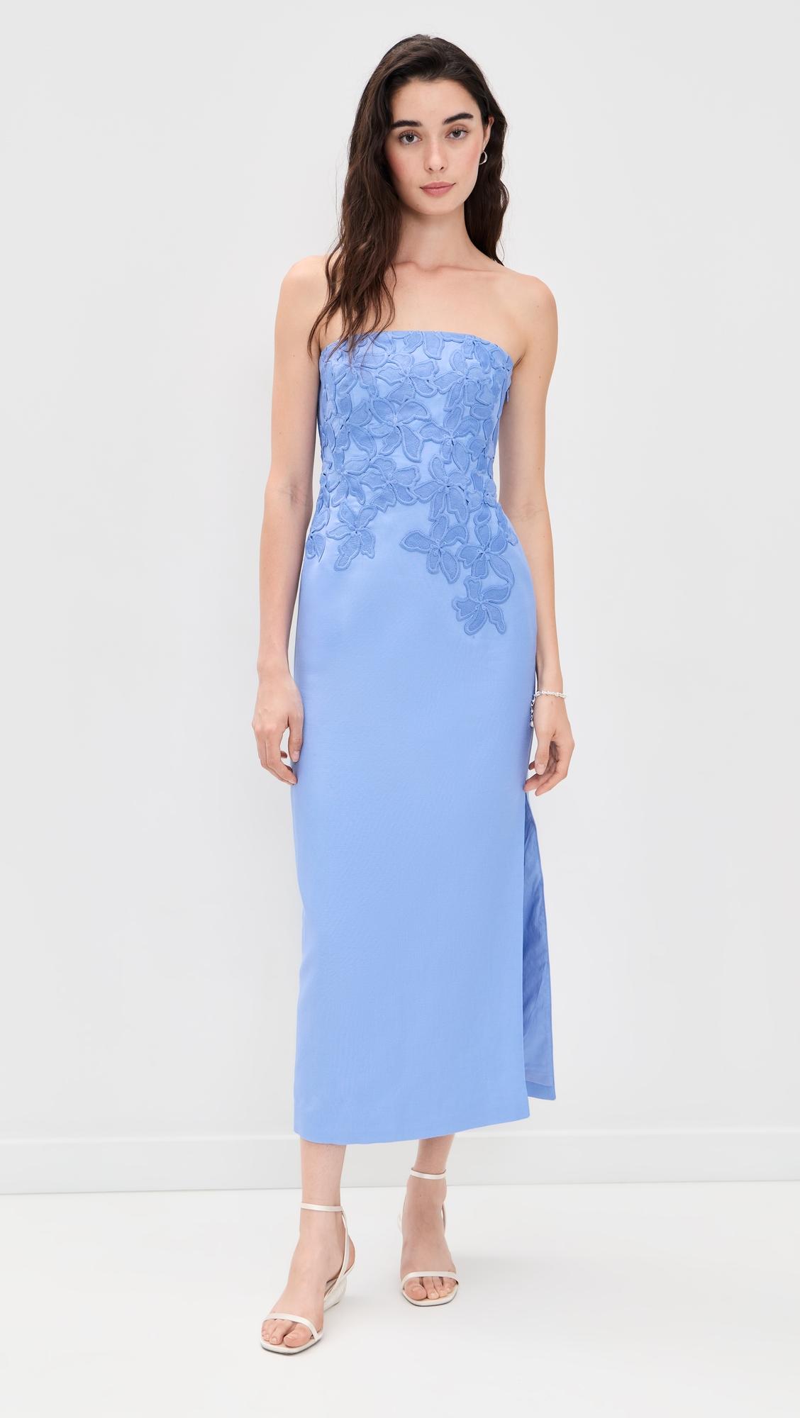 Idette Strapless Midi Dress by SIGNIFICANT OTHER