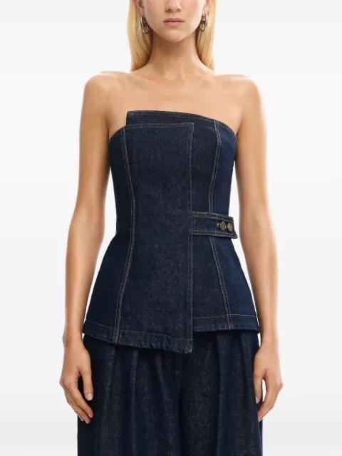 Micah denim top by SIGNIFICANT OTHER