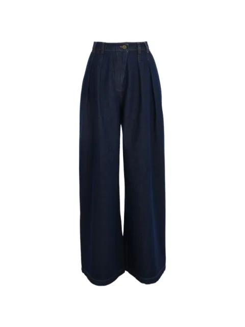 Micah pleated wide-leg jeans by SIGNIFICANT OTHER